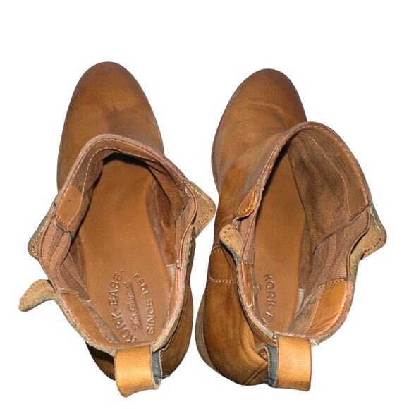 Kork Ease Women’s Mindo Ankle Leather Slip On Booties Brown Size 9.5 M - Picture 7 of 8